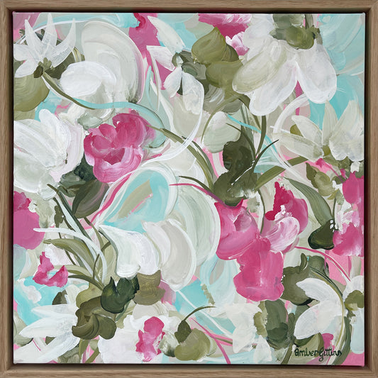 Botanical Radiance - Framed Small Original Art