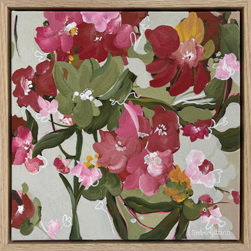 Bouquet For You - Framed Small Original Art