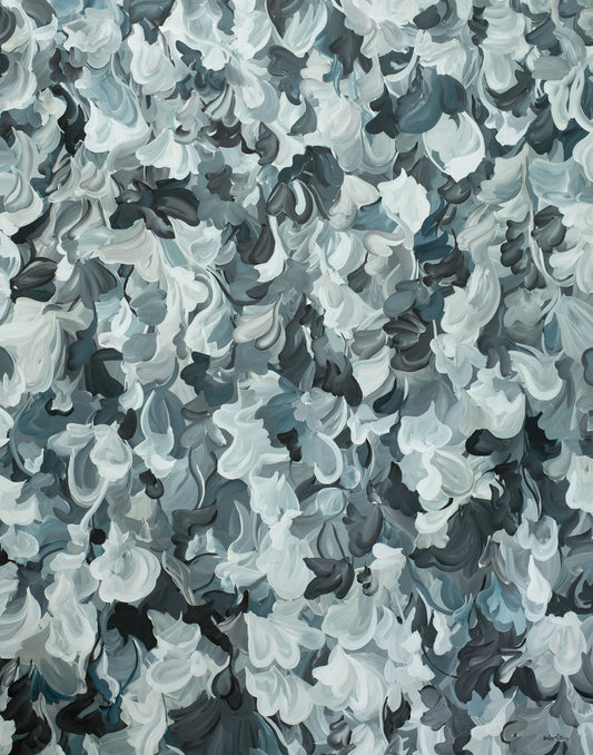 Capturing Midnight Original Abstract Painting - Extra Large Statement Art