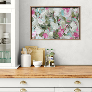 Floral Elegance - Framed Small Original Art