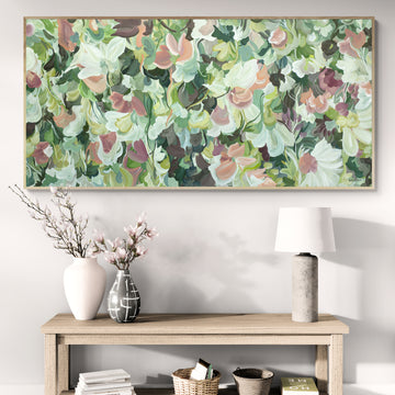 Floral Moments Original Wall Art - Large Abstract Painting