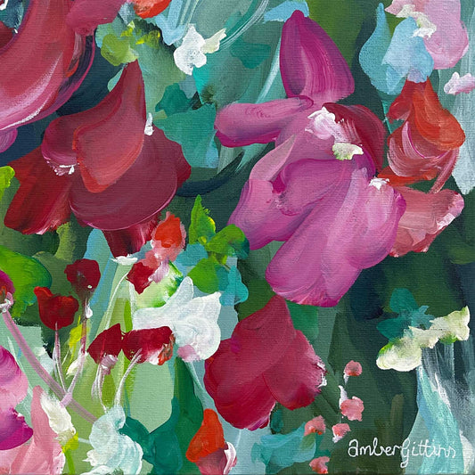 Garden Party - Framed Original Art