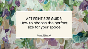Art Print Size Guide for Home Interiors