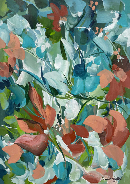 Blue Blossoms 2 - Original Art