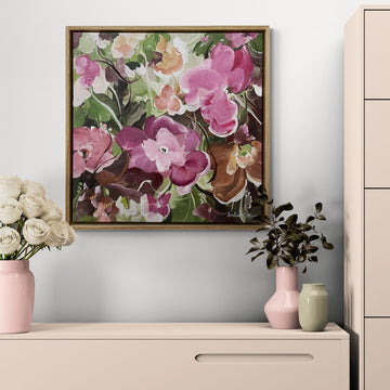 Botanical Radiance - Framed Small Original Art