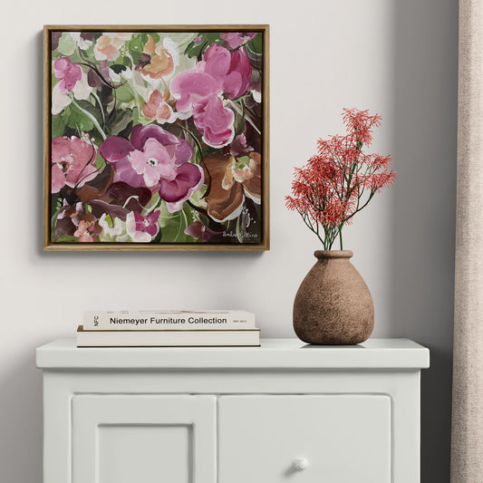 Botanical Radiance - Framed Small Original Art