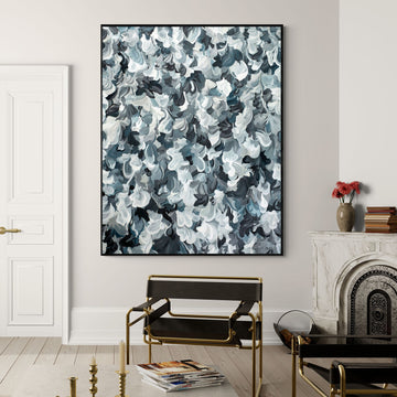 Capturing Midnight Original Abstract Painting - Extra Large Statement Art