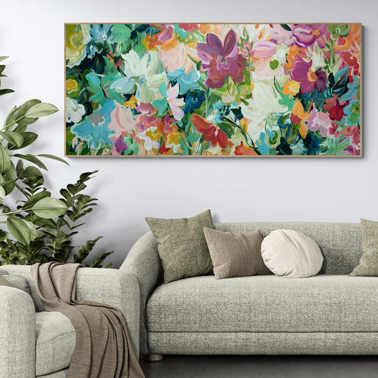 Colourful Wildflowers - Original Art