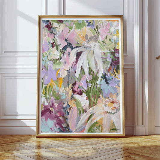 Fields of Wildflowers - Poster Print