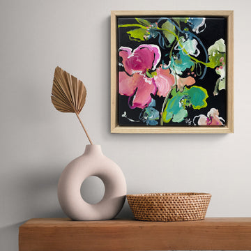 Flower Candy - Framed Original Art