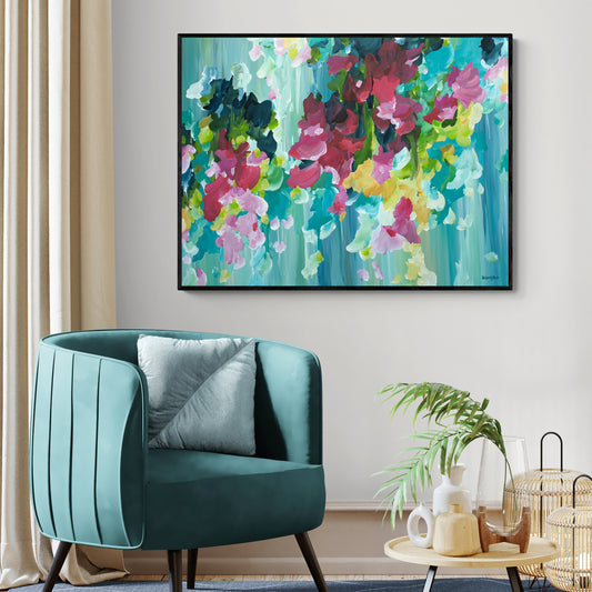 Flower Waterfall - Original Art