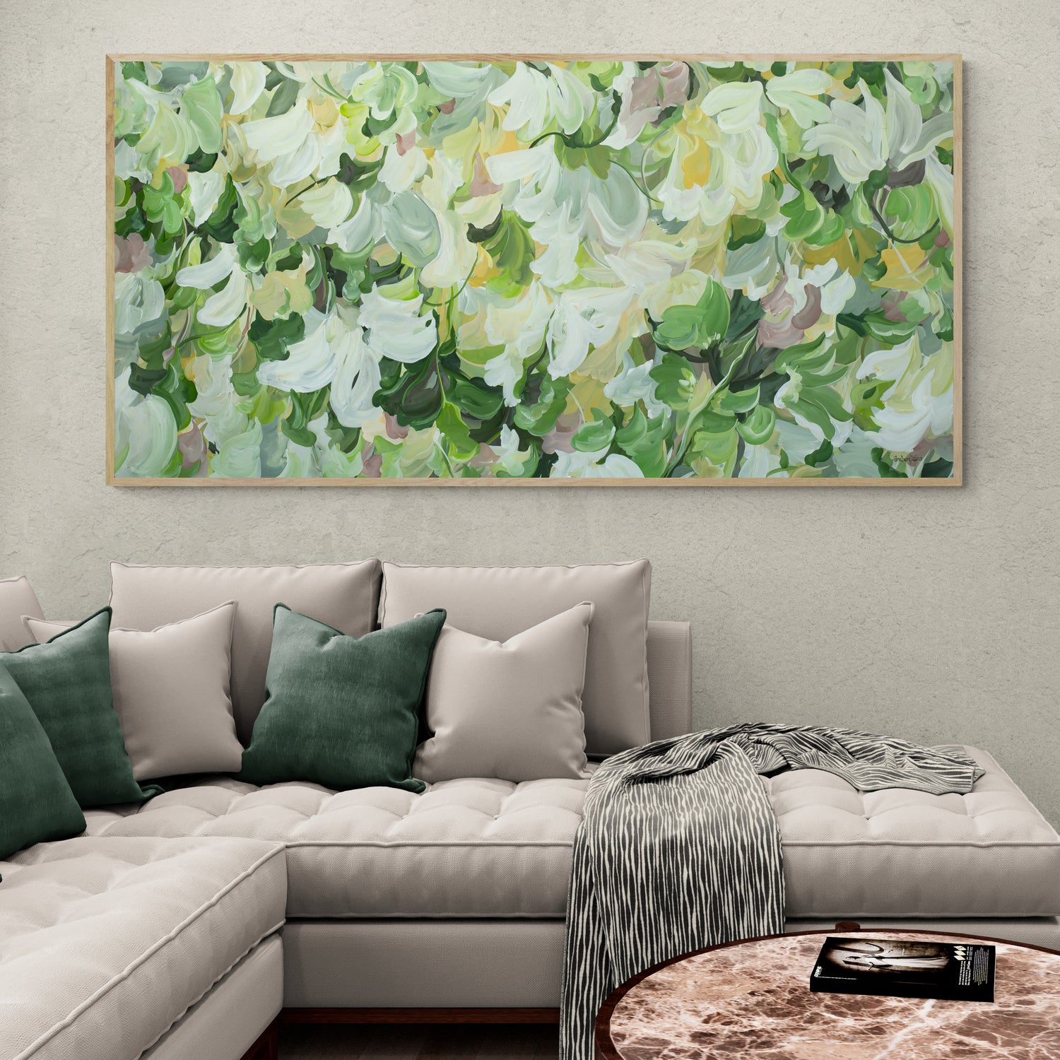 Forever Summer Original Wall Art - Large Abstract Painting