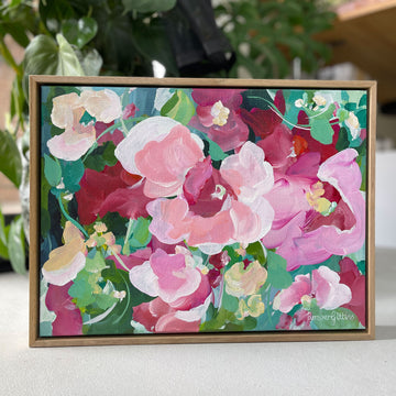 Garden Fling - Framed Original Art.