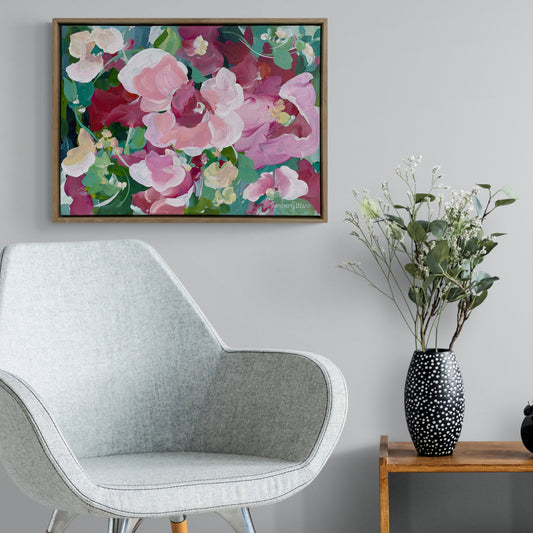 Garden Fling - Framed Original Art.