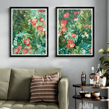 Poster Print Set of 2 - Hibiscus Love 1&2