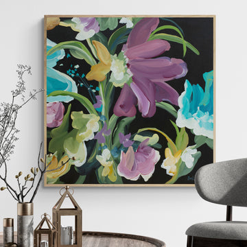 Night Blooms - Framed Original Art