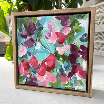 Pretty Flowers - Framed Original Art