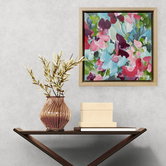Pretty Flowers - Framed Original Art
