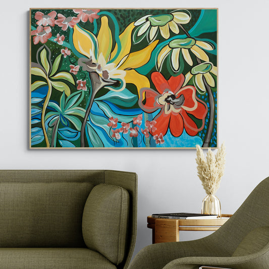 Quietly Blooming - Original Art
