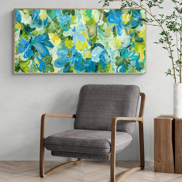 Summertime Forever Original Wall Art - Modern Abstract Painting