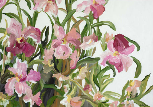 Tranquil Moment fine art print by Amber Gittins – abstract floral wall art