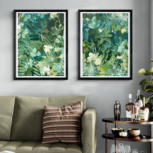 Poster Print Set of 2 - Tropical Dreams 1&2