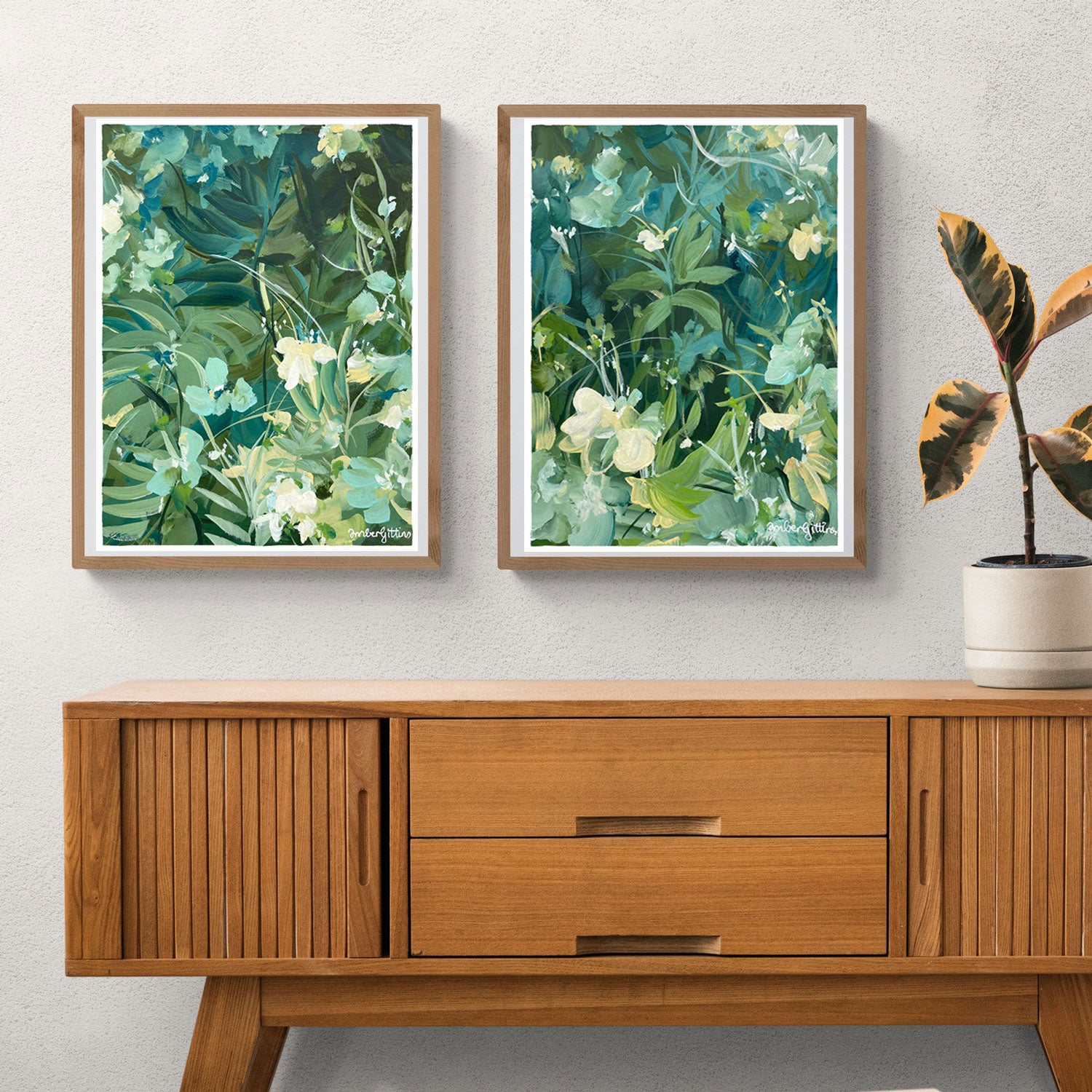 Poster Print Set of 2 - Tropical Dreams 1&2