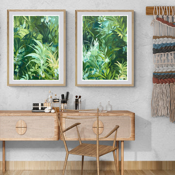 Poster Print Set of 2 - Tropical Summer 1&2