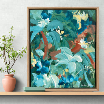 Warm Tropics 1 - Framed Original Art