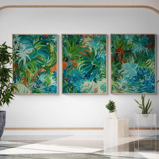 Wild And Free - Triptych Original Art