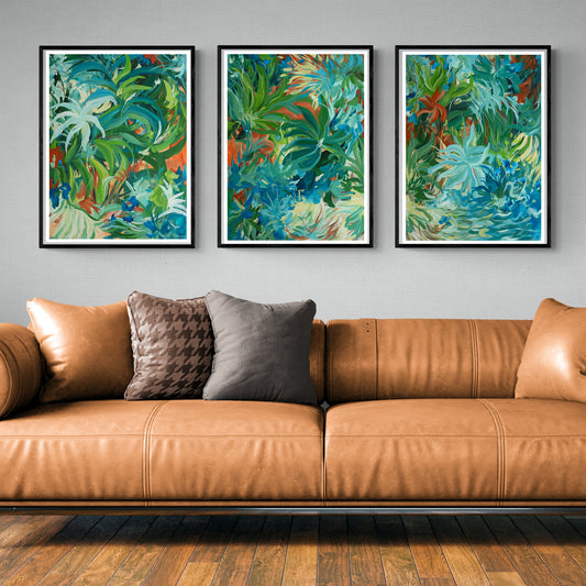 Poster Print Set of 3 - Wild and Free 1,2,3