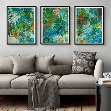 Poster Print Set of 3 - Wild and Free 1,2,3